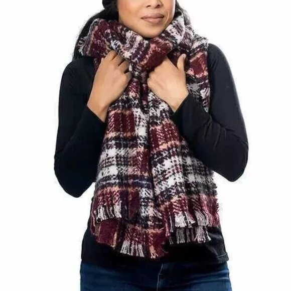 Emanuel Geraldo Women's Only Blanket Scarf Without Hat, Multicolor, One Size - Picture 4 of 5
